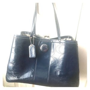 Blue Coach Bag